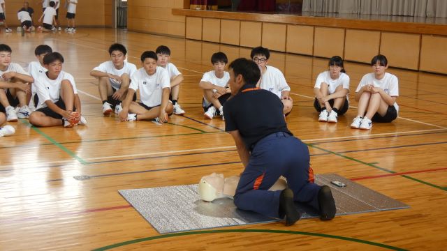 救急救命講習会１