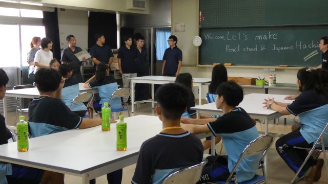 台湾の中学生ものづくり体験７
