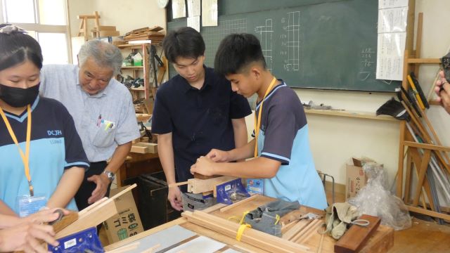 台湾の中学生ものづくり体験８