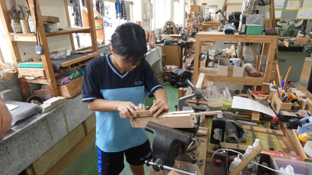 台湾の中学生ものづくり体験９