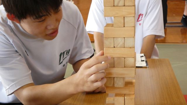 クラスマッチ　ジェンガ１
