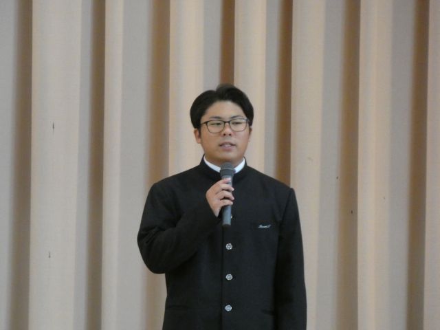 生徒会役員任命式３